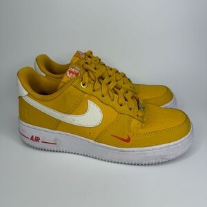 Nike Women's Air Force 1 Low 40th Anniversary 'Yellow Ochre' Size 8.5 DQ7582-700